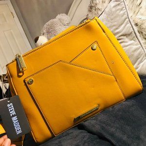 yellow Steve madden purse